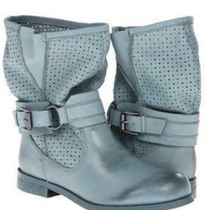 Mojo Moxy Katniss Boots Dusty Blue Size 8.5